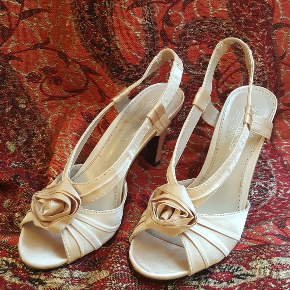 Champagne colored dress shoes!